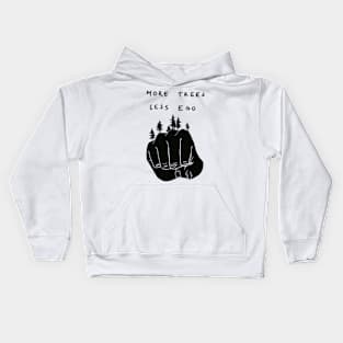 Edgy slogan that boosts your self confidence Kids Hoodie